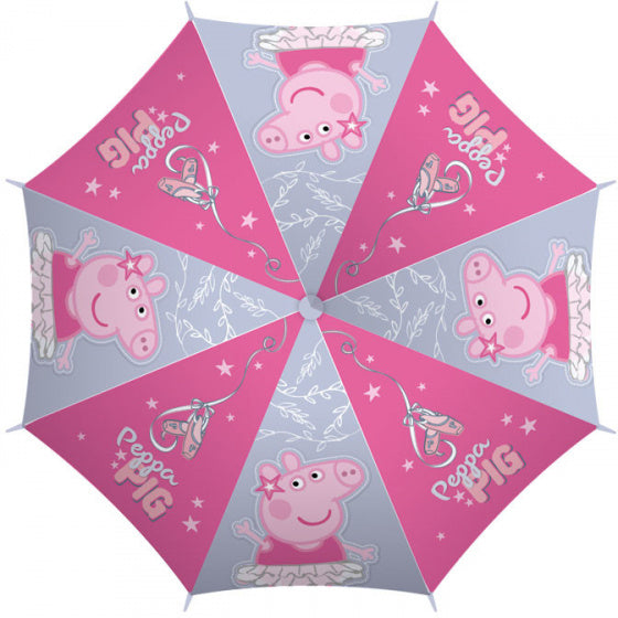 paraplu Peppa Pig 52 cm polyester fuchsia/lila