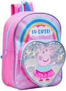 rugzak Aisha junior 6 liter 25 x 32 cm polyester roze