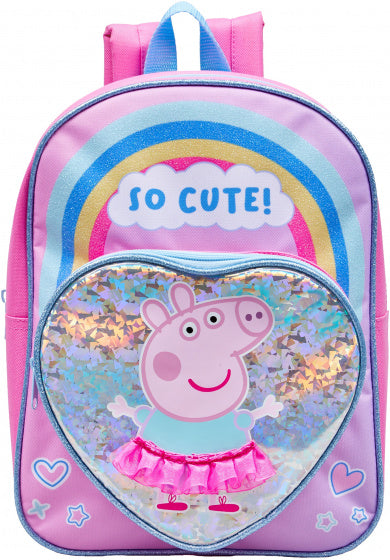 rugzak Aisha junior 6 liter 25 x 32 cm polyester roze