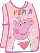 kliederschort mouwloos Peppa Pig PVC roze one-size