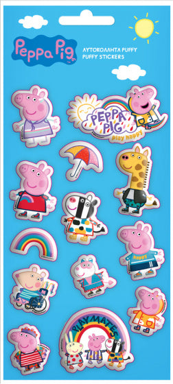 stickers puffy junior 10 x 22 cm vinyl 13-delig
