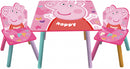tafelset Peppa pig junior 50 x 40 cm hout roze 3-delig