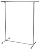 kledingrek Robuust 125 x 130 cm staal zilver