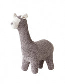 knuffellama 43 cm grijs