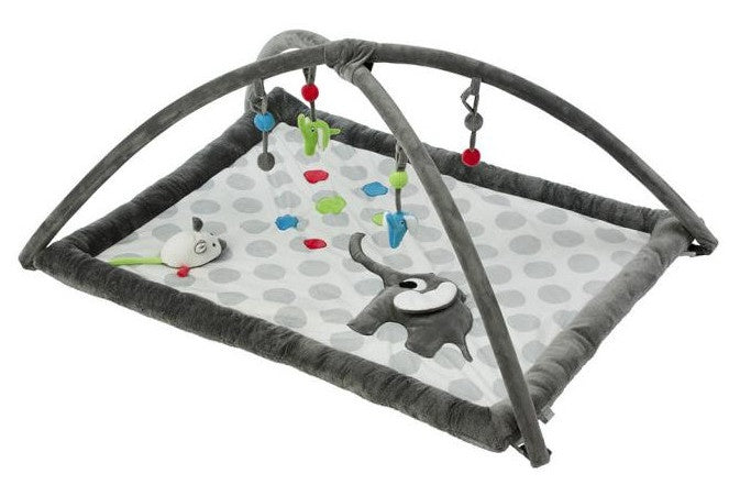 speelkleed Olifant 93 cm donkergrijs/grijs/wit