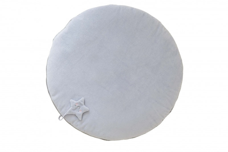 speelkleed Star diameter 78 cm wit/grijs