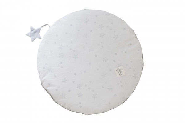 speelkleed Star diameter 78 cm wit/grijs