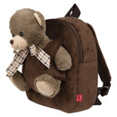 Backpack extra fluffy Tommy Bear 2,7 liter donkerbruin