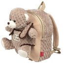 Backpack peluche Milly Bear 2,7 liter bruin