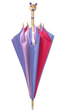kinderparaplu berenhandvat 75 cm rood/roze/paars