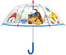 kinderparaplu Paw Patrol 64 cm polyester transparant
