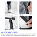 overschoenen Drip Drop polyester transparant maat M