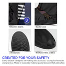 overschoenen Drip Drop polyester zwart maat L