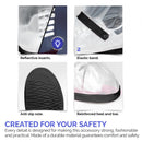 overschoenen Drip Drop polyester transparant maat M