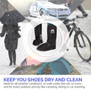 overschoenen Drip Drop polyester zwart maat L