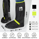 overschoenen Drip Drop polyester zwart/geel maat L