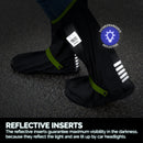 overschoenen Drip Drop polyester zwart/geel maat L