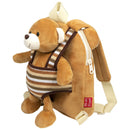 Reversible Backpack Benji Bear 1,6 liter bruin
