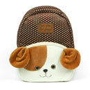 rugzak Hond 2,7 liter 28 cm polyester bruin/wit