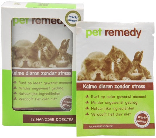 Pet Remedy Kalmerende Doekjes 12 ST