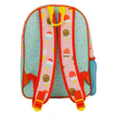 rugzak ijsjes 35,6 x 26,7 x 10 cm roze 9 liter