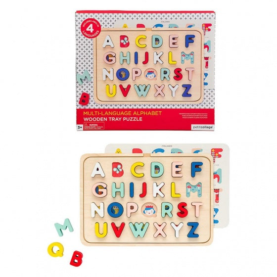 vormenpuzzel ABC junior hout 26 stukjes