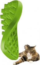 PET+ME KAT BORSTEL LANG HAAR GROEN