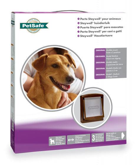 PETSAFE HONDENLUIK MEDIUM BRUIN/TRANPARANT 755