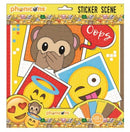 stickervel scène junior 25 x 25 cm papier