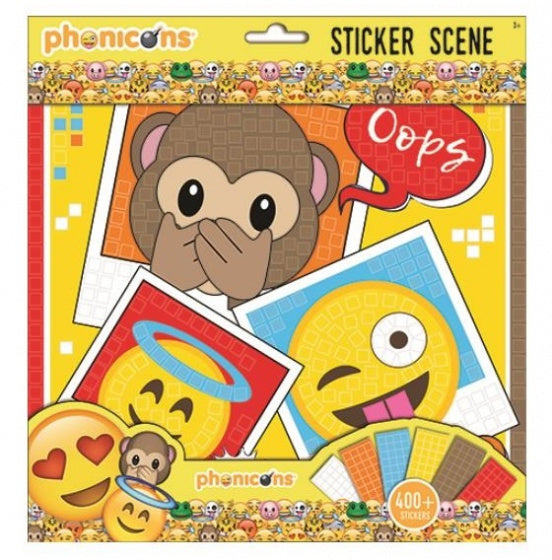 stickervel scène junior 25 x 25 cm papier