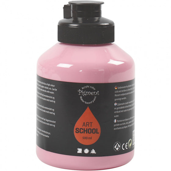 Acrylverf roze 500 ml