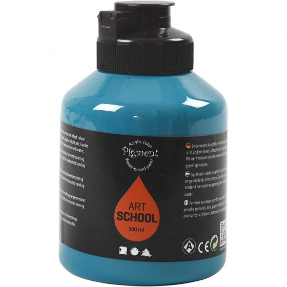 Acrylverf turquoise 500 ml