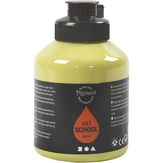 Pigment Acrylverf kiwi groen 500 ml