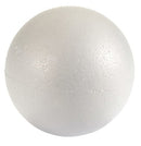 decoratiebal 15 cm polyfoam wit