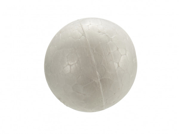 styropor-model bal 3 cm wit 8 stuks