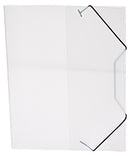 elastomap 35,5 x 26 x 1 cm transparant/zwart