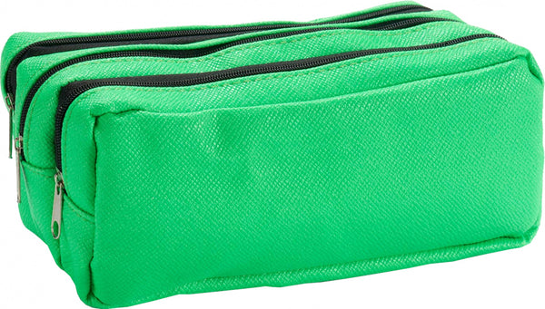 etui junior 21 x 10 x 5 cm zeil groen