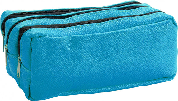 etui junior 21 x 10 x 5 cm zeil lichtblauw