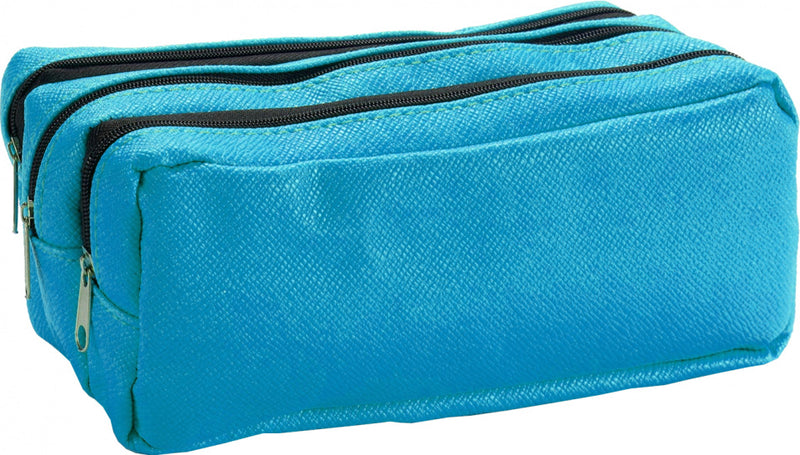 etui junior 21 x 10 x 5 cm zeil lichtblauw