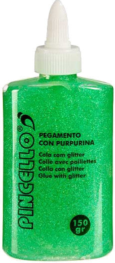 glitterlijm junior 150 ml groen
