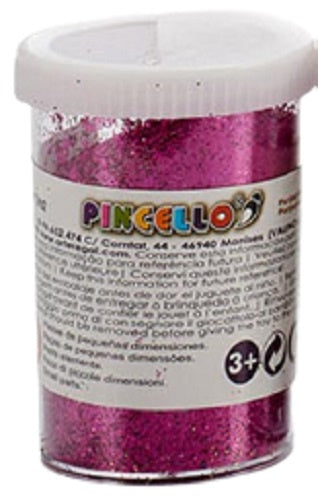 knutselglitters junior 80 gram roze