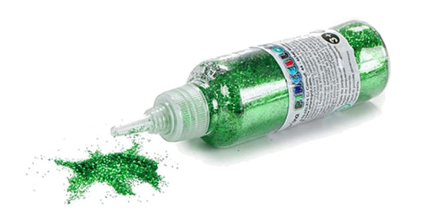 glitters in tube junior 70 gram groen