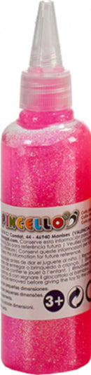 glittertube 80 gram 4 x 15 cm roze