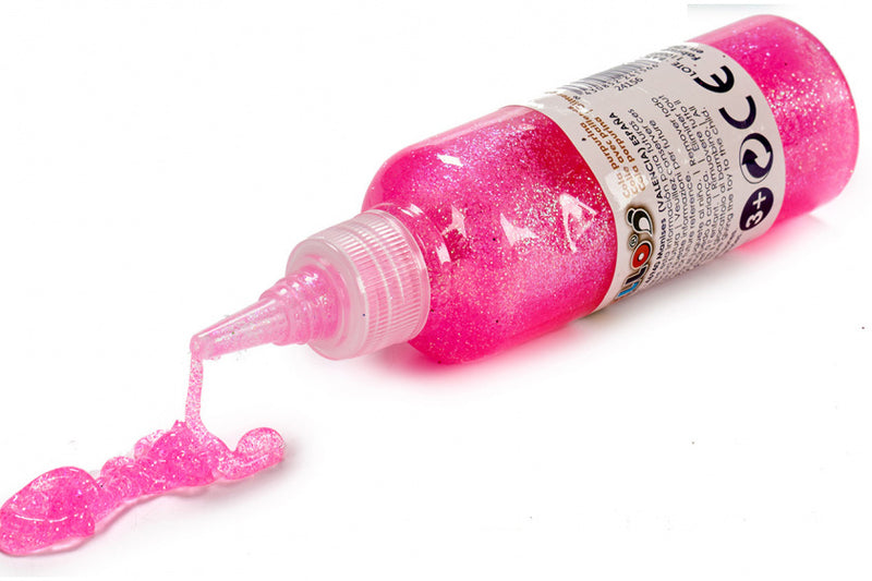glittertube 80 gram 4 x 15 cm roze