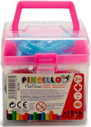 kleiset junior 10,5 x 9 x 10 cm roze/blauw 19-delig