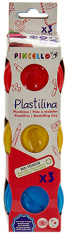 kleiset junior 4,5 cm klei geel/blauw/rood 3-delig