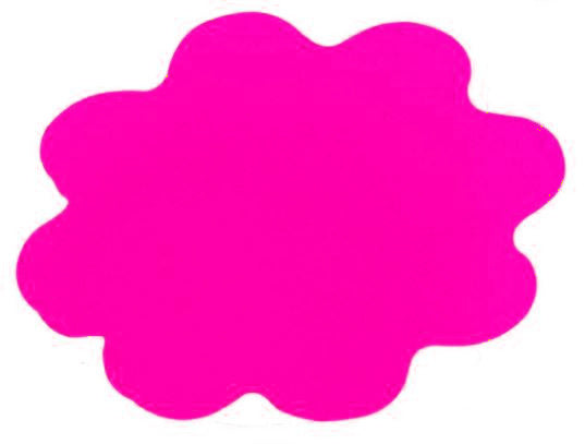 knutselpapier wolk junior 26 cm roze 10-delig