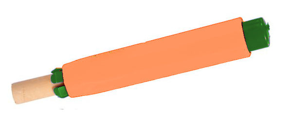 krijtjes junior 1 cm oranje/groen 13-delig