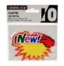 promotieposter New 9 cm geel 10 stuks