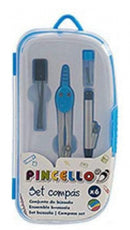 passerset 19 x 10 cm staal blauw 7-delig